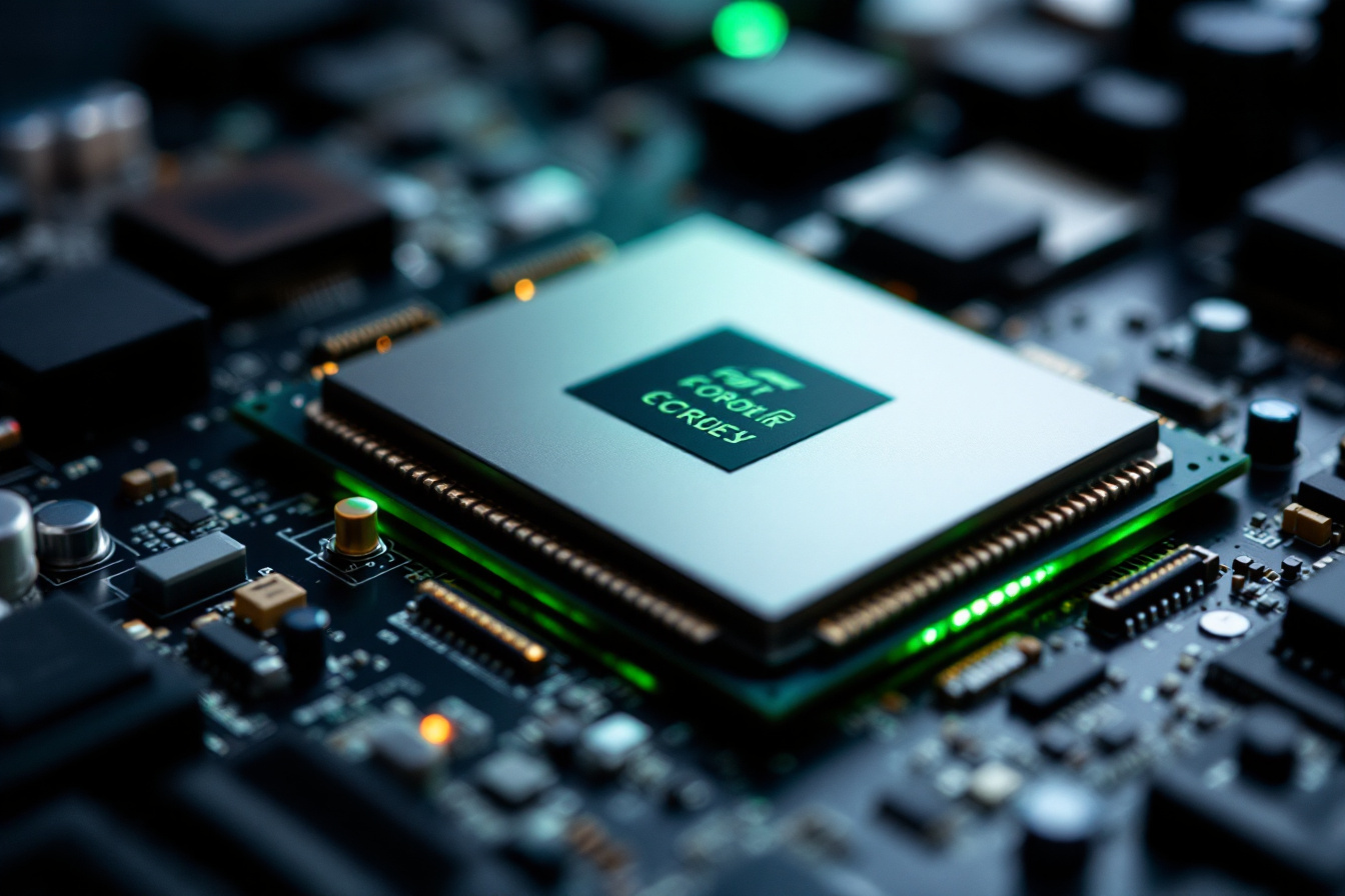 NVIDIA GPU hardware close-up