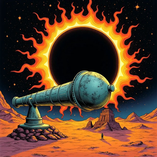 Bronze Inca Astronomer